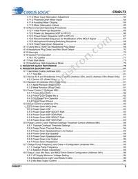 CS42L73-CWZR Datasheet Page 5