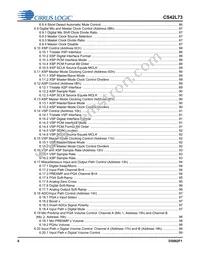 CS42L73-CWZR Datasheet Page 6