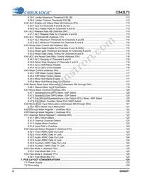 CS42L73-CWZR Datasheet Page 8