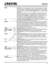 CS43122-KSZ Datasheet Page 17