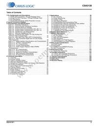 CS43130-CNZR Datasheet Page 3