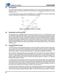 CS4339-KSZ Datasheet Page 14