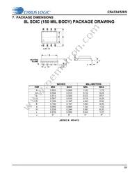 CS4339-KSZ Datasheet Page 23