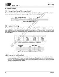 CS4340-KSZR Datasheet Page 16