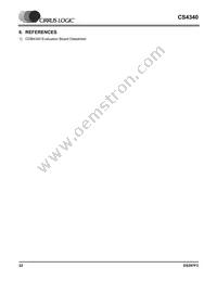 CS4340-KSZR Datasheet Page 22