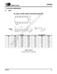 CS4340-KSZR Datasheet Page 23