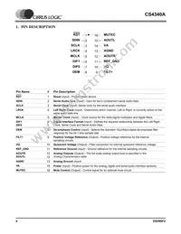 CS4340A-KSZR Datasheet Page 4