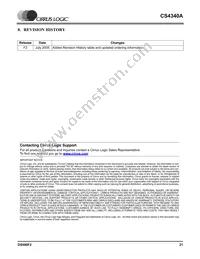 CS4340A-KSZR Datasheet Page 21