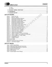 CS4341-KSZ Datasheet Page 3