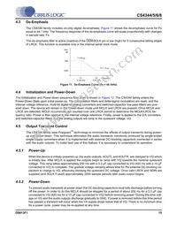 CS4346-CZZ Datasheet Page 15