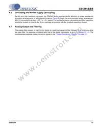 CS4346-CZZ Datasheet Page 17