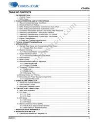 CS4350-CNZ Datasheet Page 3
