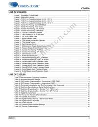 CS4350-CNZ Datasheet Page 5