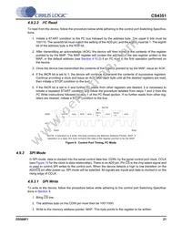 CS4351-DZZR/B Datasheet Page 21