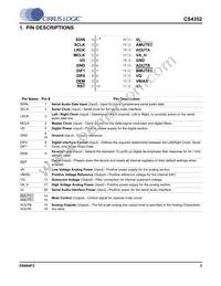 CS4352-DZZR Datasheet Page 3