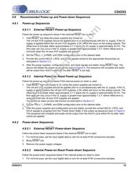 CS4353-CNZR Datasheet Page 19