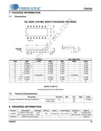 CS4354-CSZR Datasheet Page 23