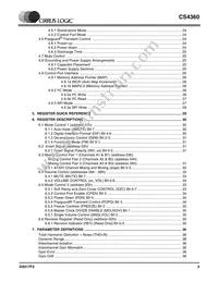 CS4360-KZZR Datasheet Page 3
