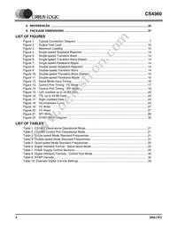 CS4360-KZZR Datasheet Page 4