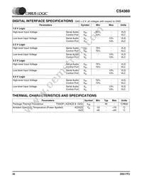 CS4360-KZZR Datasheet Page 20