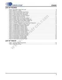 CS4361-CZZR Datasheet Page 3