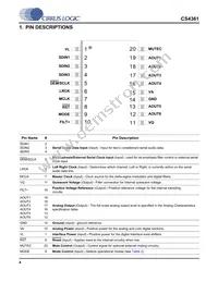 CS4361-CZZR Datasheet Page 4