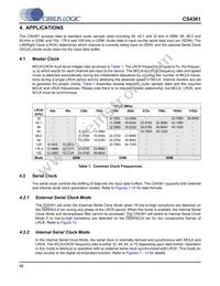 CS4361-CZZR Datasheet Page 12