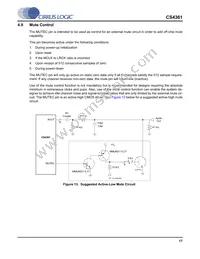 CS4361-CZZR Datasheet Page 17