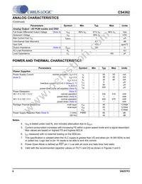 CS4362-KQZ/E Datasheet Page 6