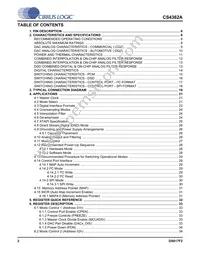 CS4362A-DQZ Datasheet Page 2