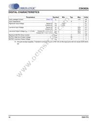 CS4362A-DQZ Datasheet Page 14