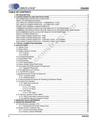 CS4365-DQZR Datasheet Page 2