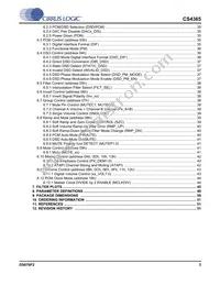 CS4365-DQZR Datasheet Page 3