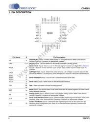 CS4365-DQZR Datasheet Page 6