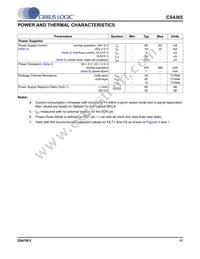 CS4365-DQZR Datasheet Page 11