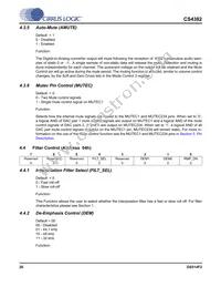 CS4382-KQZ/E Datasheet Page 20