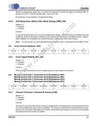 CS4382-KQZ/E Datasheet Page 21