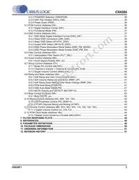 CS4384-CQZR Datasheet Page 3