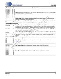 CS4385-DQZR Datasheet Page 7