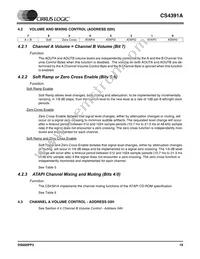 CS4391A-KZZR Datasheet Page 19