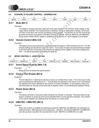 CS4391A-KZZR Datasheet Page 20