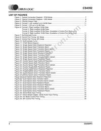 CS4392-KZZR Datasheet Page 4