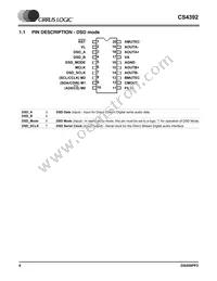 CS4392-KZZR Datasheet Page 6