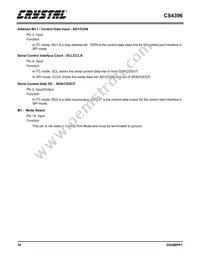 CS4396-KSZ Datasheet Page 18