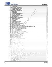 CS43L22-CNZR Datasheet Page 4