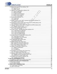 CS43L22-CNZR Datasheet Page 5