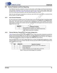 CS4412A-CNZR Datasheet Page 19