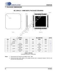 CS4412A-CNZR Datasheet Page 22