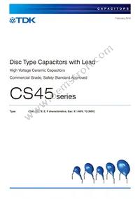 CS45-E2GA332M-VKA Datasheet Cover