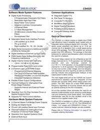 CS4525-CNZR Datasheet Page 2